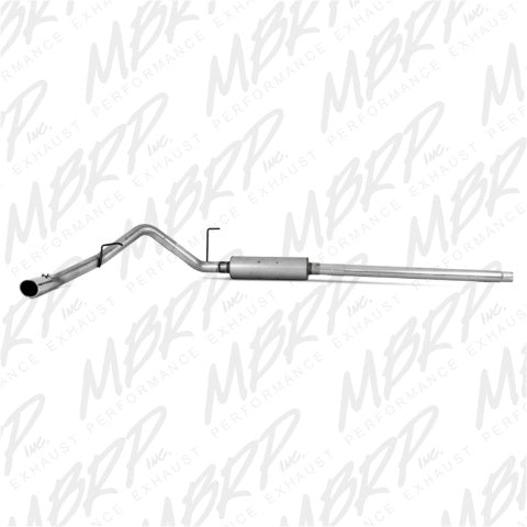 MBRP cat-back exhaust system fits 2004-2008 Ford F-150 3 inch single side exit aluminized steel S5200AL