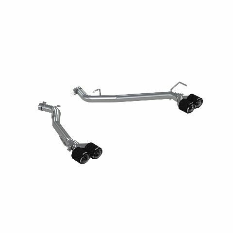 MBRP axle-back exhaust system fits 2020-2024 Ford Explorer 2 inch dual rear exit Armor Pro Series T304 stainless steel S52033CF