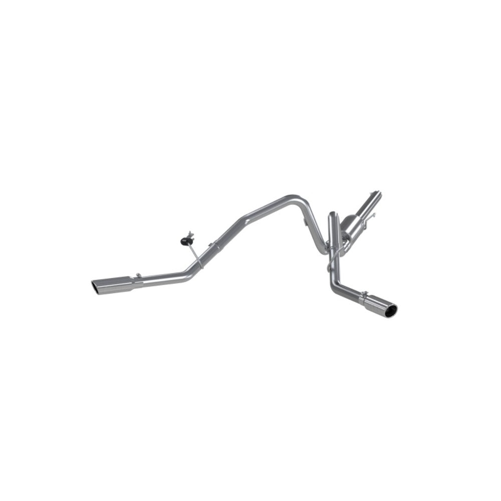 Fits 2005-2008 Ford F-150 2 1/2in. Cat Back; Dual Split Side; AL - S5204AL