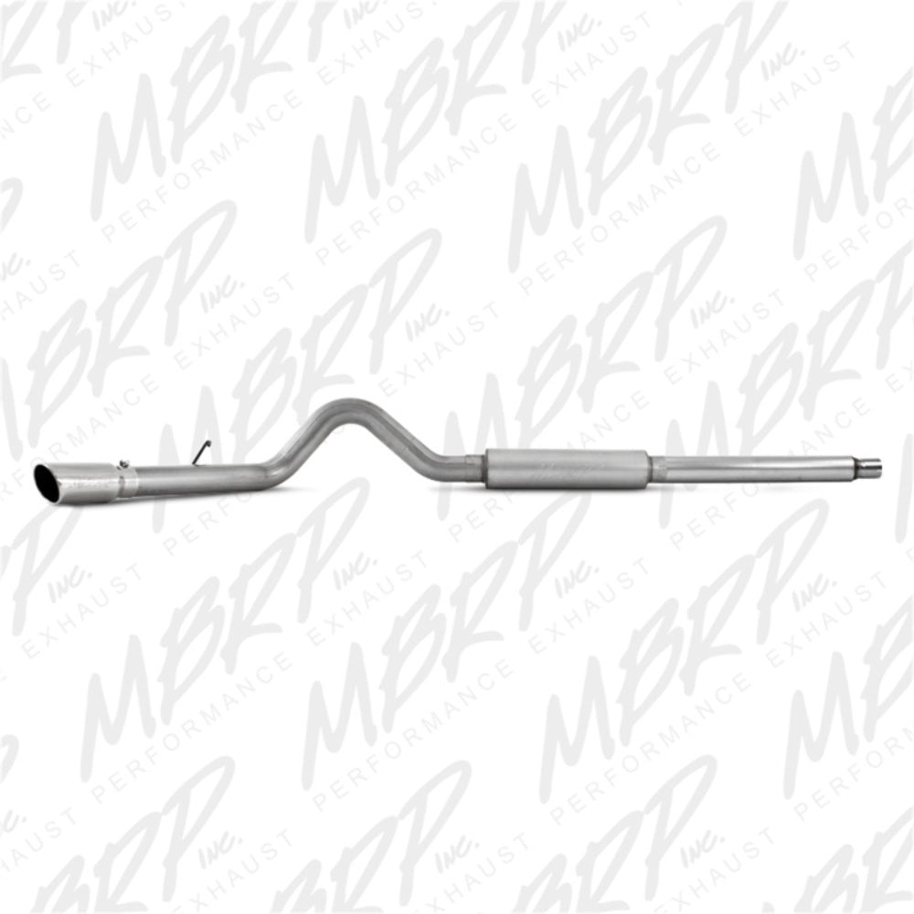 Fits 1999-2004 Ford F-250 Super Duty 4in. Cat Back; Single Side; AL - S5206AL