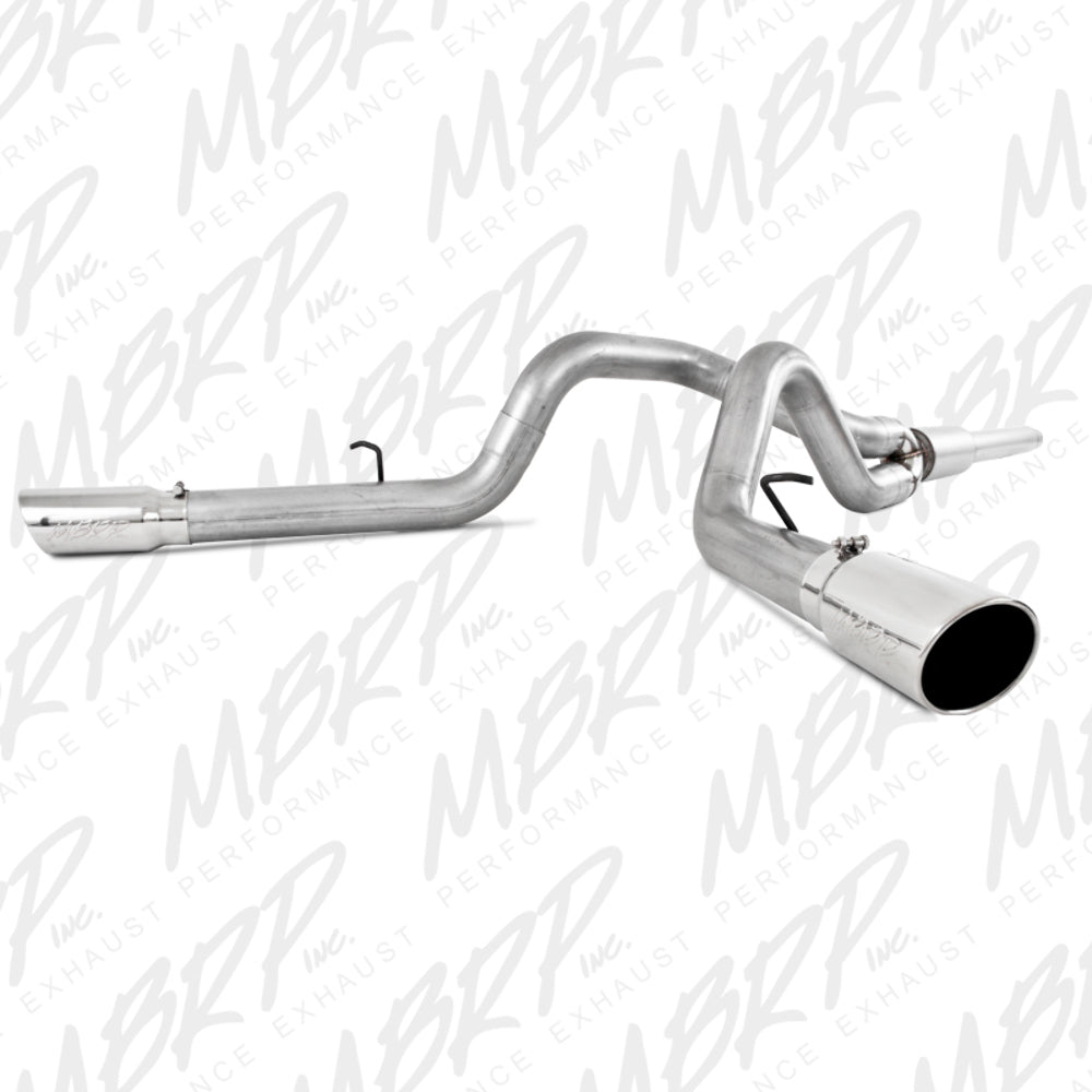 MBRP cat-back exhaust system fits 1999-2004 Ford F-350 4 inch aluminized steel S5208AL