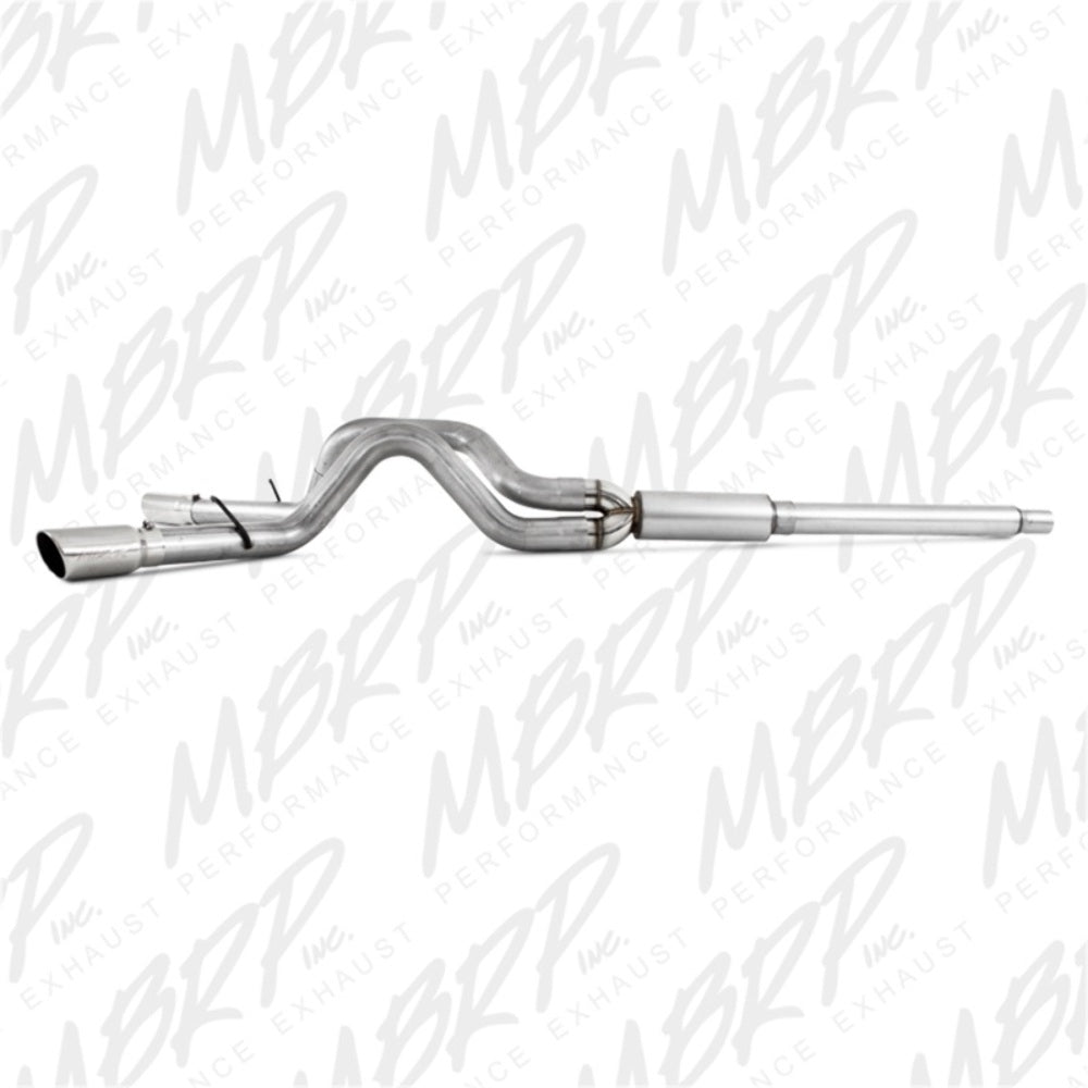 MBRP cat-back exhaust system fits 1999-2004 Ford F-350 4 inch aluminized steel S5208AL