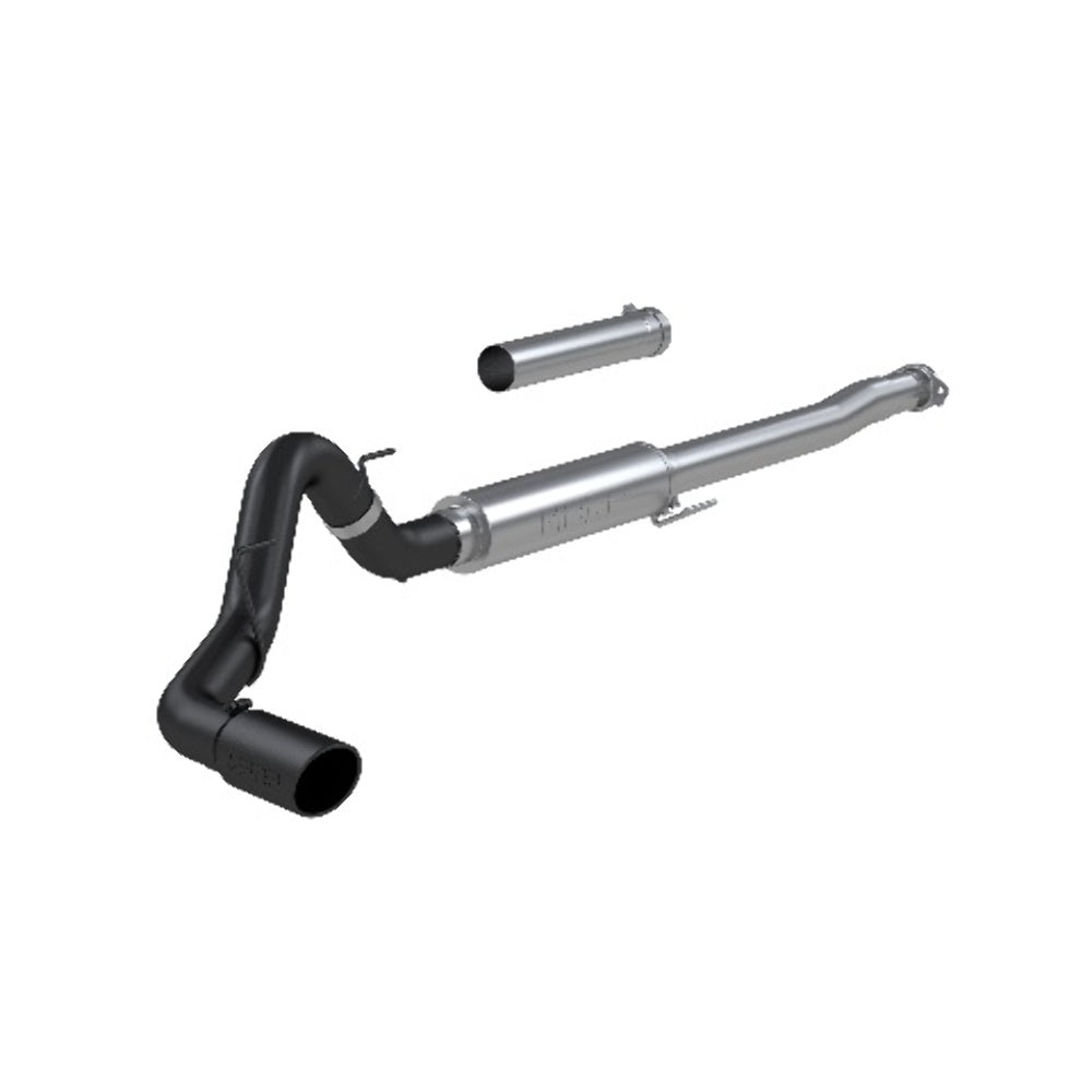 MBRP cat-back exhaust system fits 2021-2024 Ford F-150 4 inch aluminized steel S5209BLK