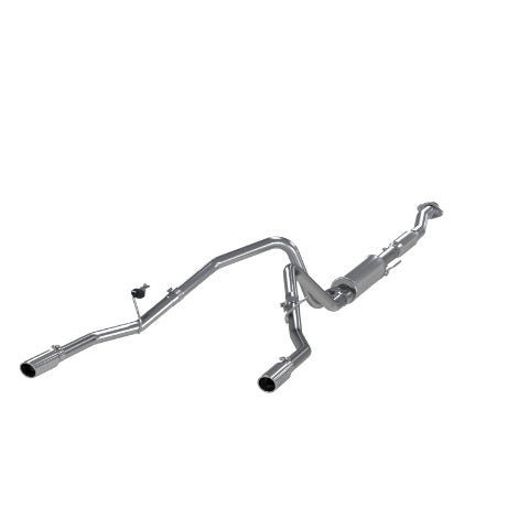 MBRP cat-back exhaust system fits 2011-2014 Ford F-150 2 inch dual rear exit aluminized steel S5234AL