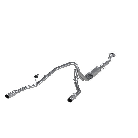 MBRP cat-back exhaust system fits 2011-2014 Ford F-150 2 inch dual rear exit aluminized steel S5234AL
