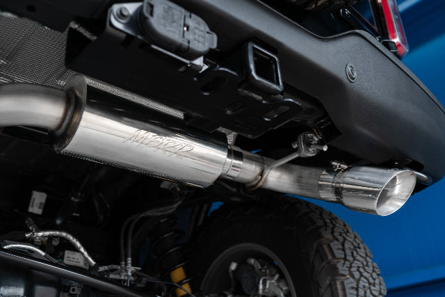 MBRP cat-back exhaust system fits 2021-2024 Ford Bronco single rear exit Armor Pro Series T304 stainless steel S5235304