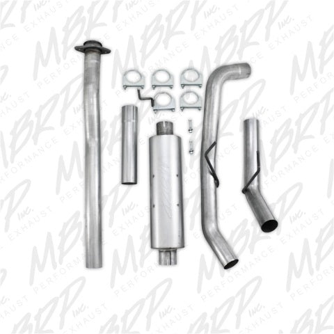 MBRP cat-back exhaust system fits 2011-2014 Ford F-150 3 inch single side exit aluminized steel S5236P