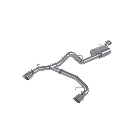 MBRP cat-back exhaust system fits 2021-2024 Ford Bronco 2.5 inch dual split rear exit Armor Pro Series T304 stainless steel S5241304