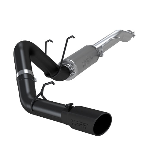 MBRP exhaust tip fits Ford F-350 single side exit aluminized steel black coated S5247BLK