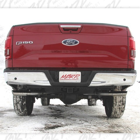 Fits 2016-2020 Ford F-150 2 1/2in. Cat Back; Dual Side Exit; AL - S5257AL
