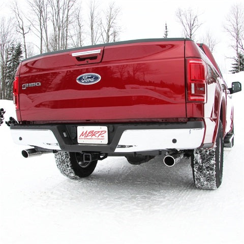 MBRP cat-back exhaust system fits 2016-2020 Ford F-150 2 inch dual rear exit Armor Plus Series T409 stainless steel S5258409