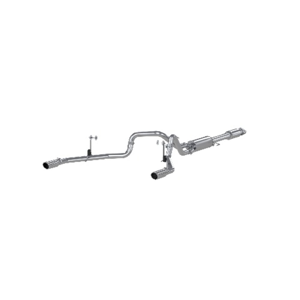 MBRP cat-back exhaust system fits 2016-2020 Ford F-150 2 inch dual rear exit aluminized steel S5258AL