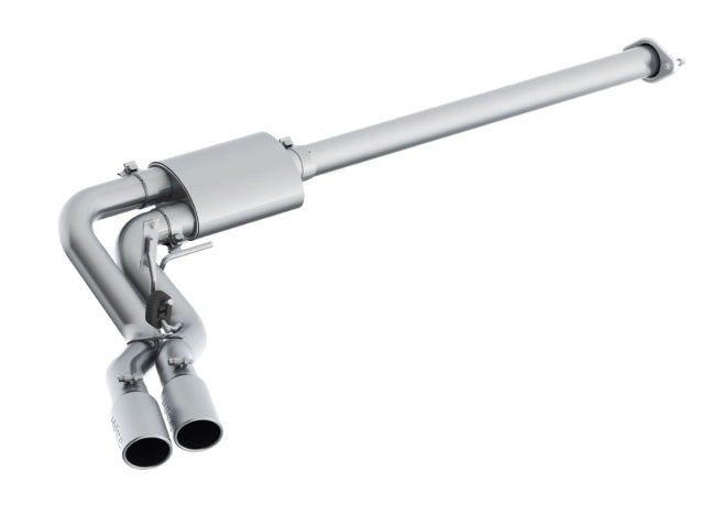 MBRP cat-back exhaust system fits Ford F-150 single side exit aluminized steel S5260AL