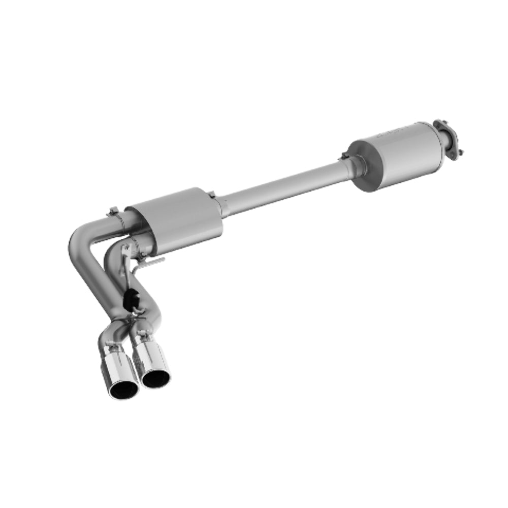 MBRP cat-back exhaust system fits Ford F-150 Armor Pro Series T304 stainless steel S5262304