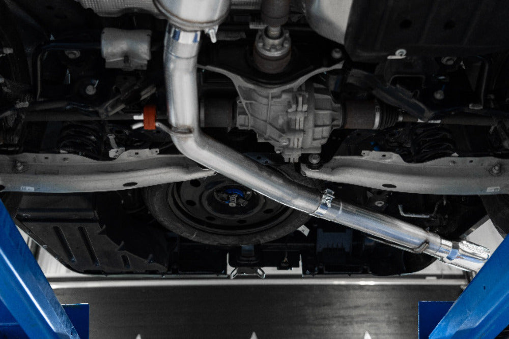 MBRP cat-back exhaust system fits 2022-2024 Ford 3 inch single side exit Armor Pro Series T304 stainless steel S5267304