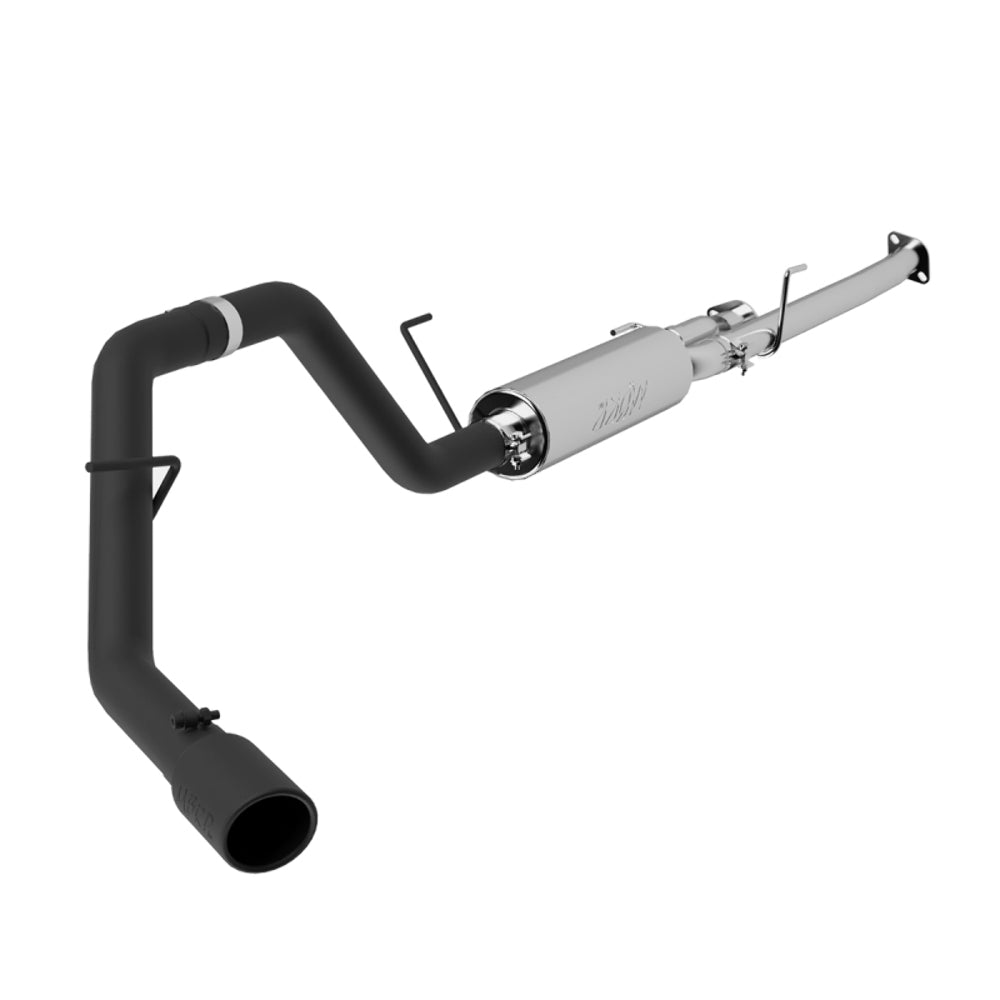 MBRP cat-back exhaust system fits 2010-2013 Toyota Tundra 3 inch single side exit aluminized steel black coated S5314BLK