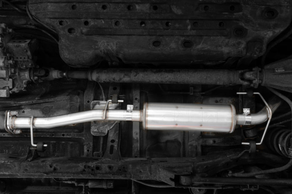 MBRP cat-back exhaust system fits Toyota 4Runner 2.5 inch single rear exit Armor Pro Series T304 stainless steel S5343304