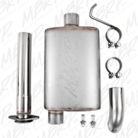 MBRP exhaust system fits Jeep Wrangler Armor Plus Series T409 stainless steel S5522409