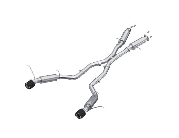 MBRP cat-back exhaust system fits Jeep Grand Cherokee dual rear exit Armor Pro Series T304 stainless steel S55253CF