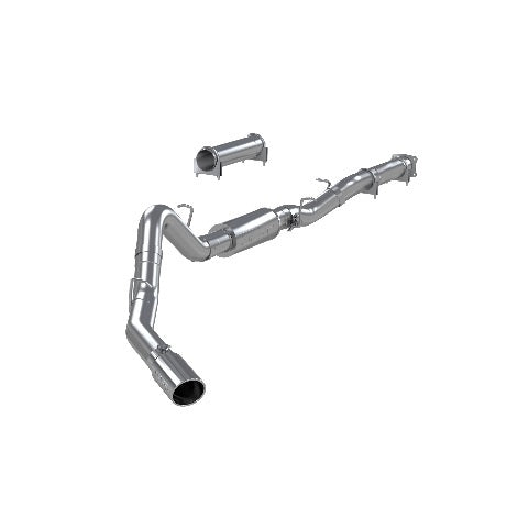 MBRP cat-back exhaust system fits 2001-2005 Chevy Silverado 3500 4 inch single side exit aluminized steel S6000AL