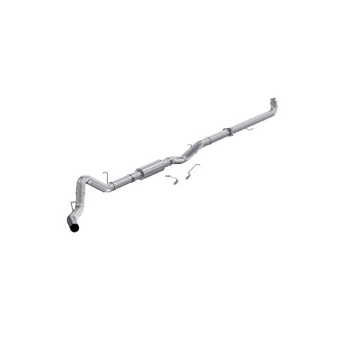 MBRP downpipe-back exhaust system fits 2001-2004 Chevy Silverado 2500 4 inch single side exit aluminized steel S6005P