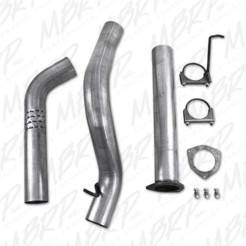 MBRP filter-back exhaust system fits 2007-2010 Chevy Silverado 3500 4 inch single side exit aluminized steel S6026P