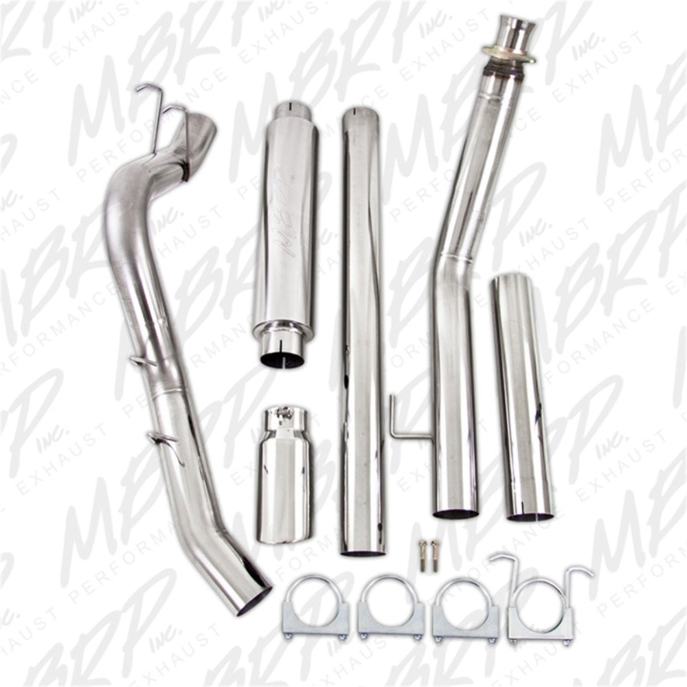 MBRP turbo-back exhaust system fits 1998-2002 Dodge Ram 2500 4 inch single side exit Armor Pro Series T304 stainless steel S6100304
