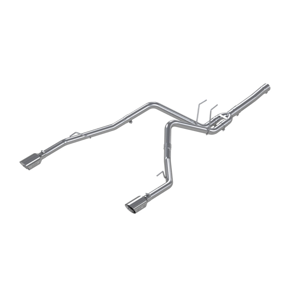 MBRP filter-back exhaust system fits 2014-2018 Ram 1500 2 inch dual split rear exit aluminized steel S6171AL