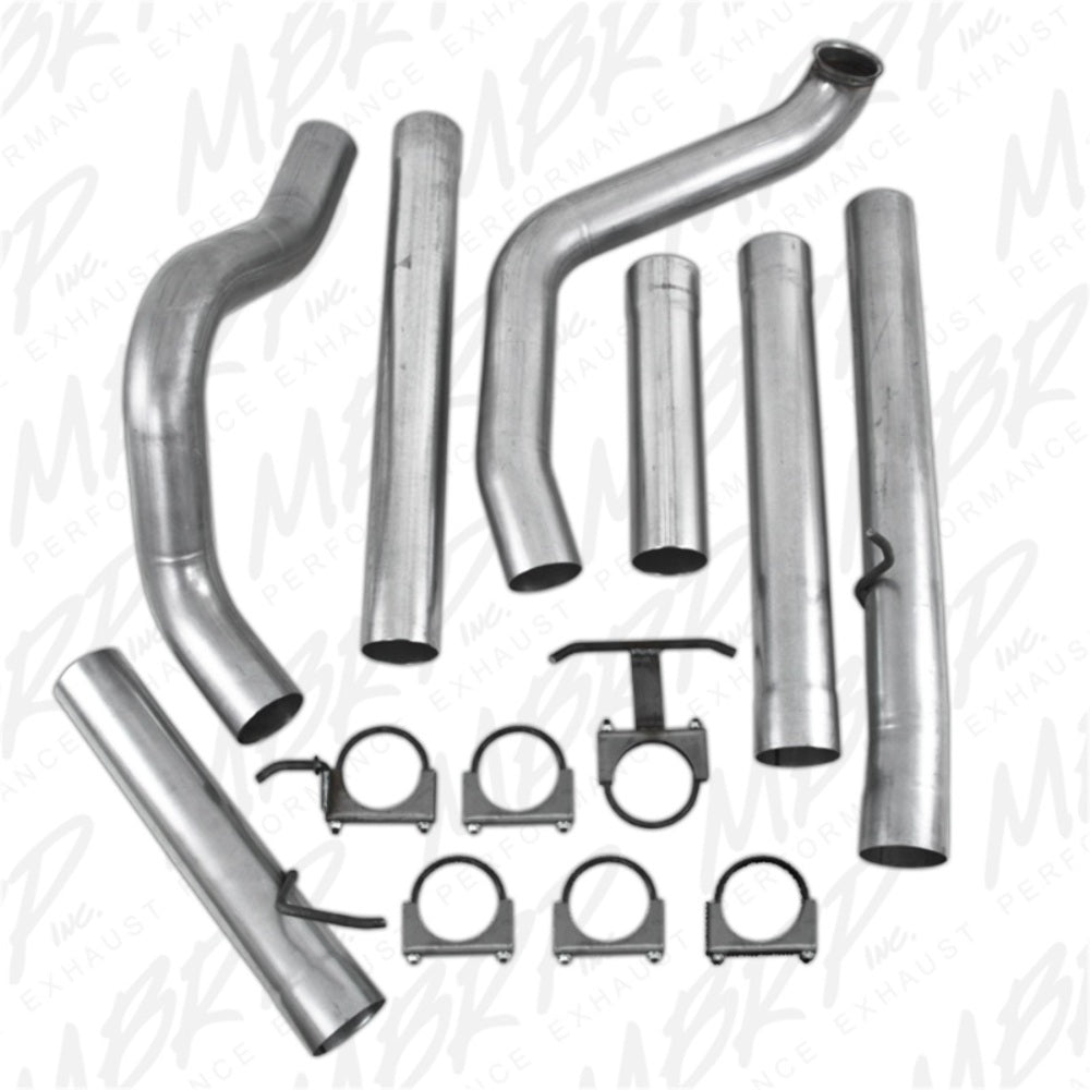 MBRP turbo-back exhaust system fits Ford F-250 single side exit aluminized steel S6200PLM