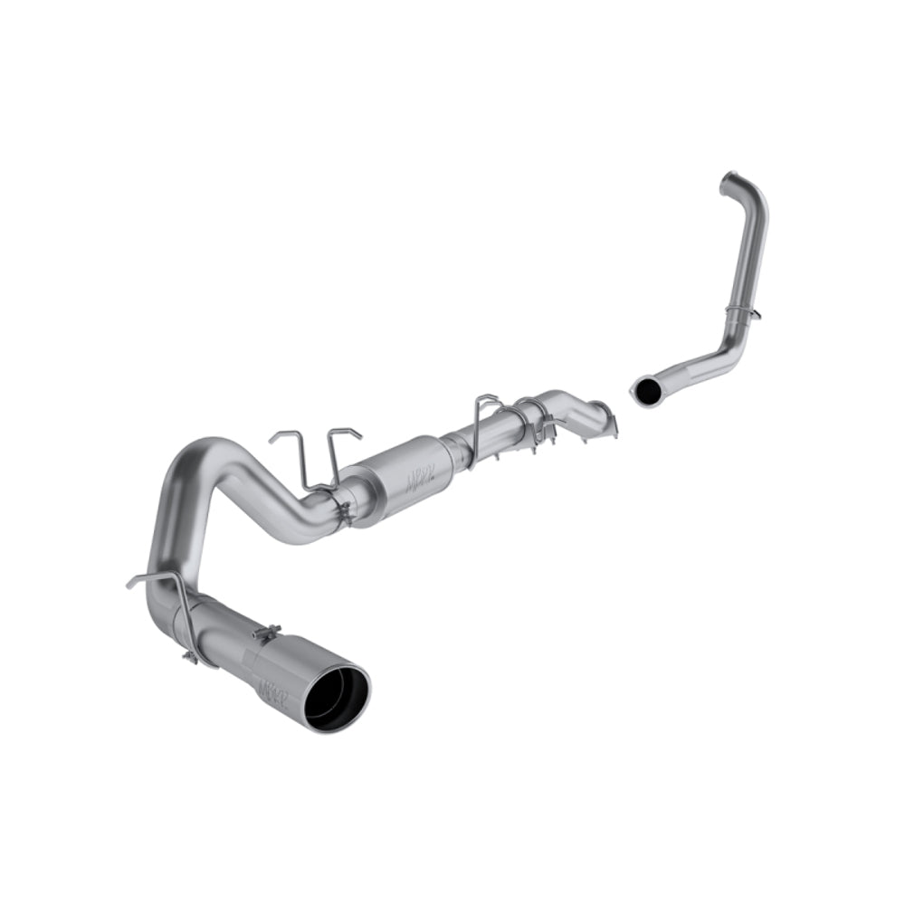 MBRP turbo-back exhaust system fits Ford F-350 single side exit Armor Plus Series T409 stainless steel S6206409