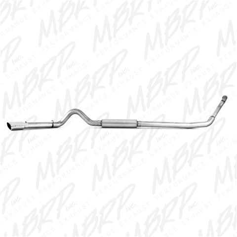 MBRP turbo-back exhaust system fits 1994-1997 Ford F-350 single side exit aluminized steel S6218AL