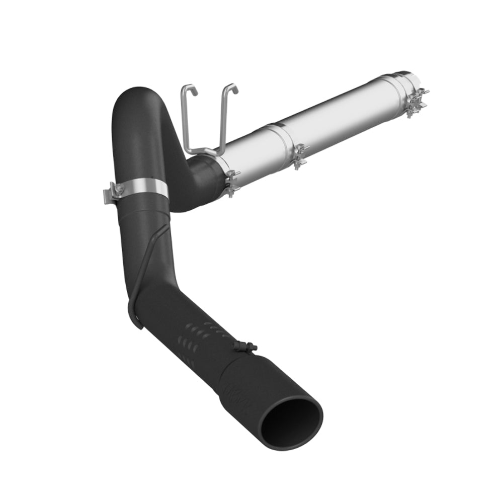 MBRP filter-back exhaust system fits Ford F-250 single side exit aluminized steel black coated S6242BLK