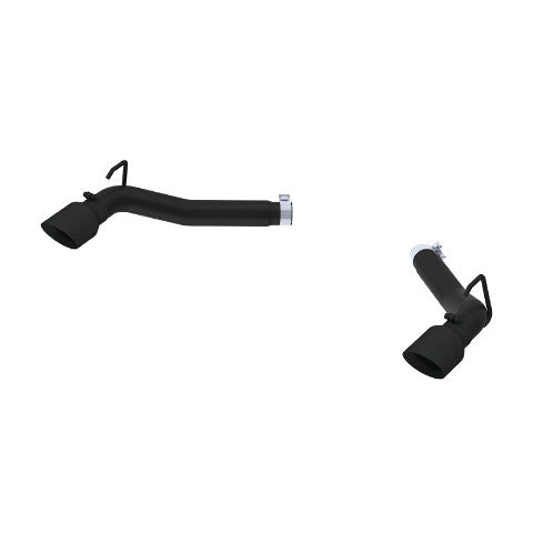 Fits 2010-2015 Chevrolet Camaro 3" Axle Back; Muffler ; Black Coated-S7019BLK