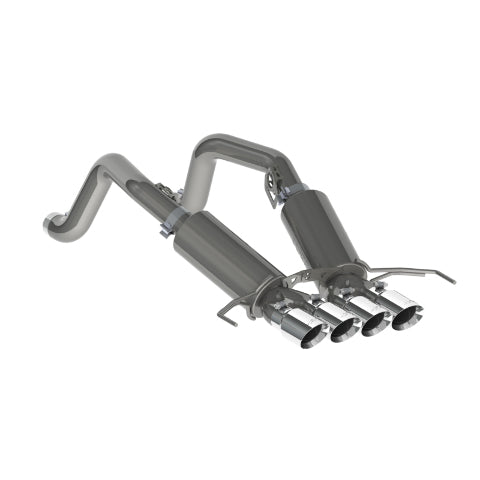MBRP axle-back exhaust system fits Chevy Corvette Armor Pro Series T304 stainless steel S7030304