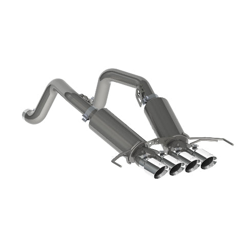 MBRP axle-back exhaust system fits Chevy Corvette Armor Pro Series T304 stainless steel S7030304