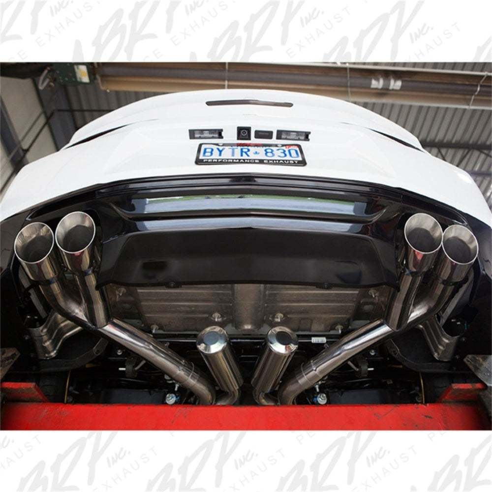 MBRP cat-back exhaust system fits Chevy Camaro Armor Plus Series T409 stainless steel S7033409