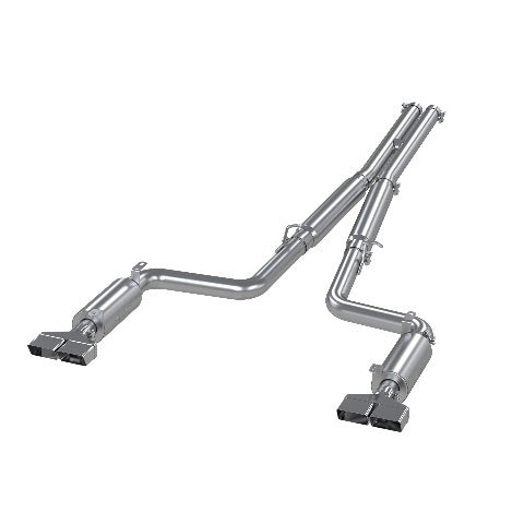 MBRP cat-back exhaust system fits 2009-2014 Dodge Challenger 3 inch dual split rear exit Armor Plus Series T409 stainless steel S7104409