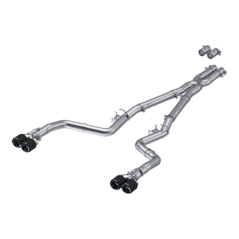 MBRP cat-back exhaust system fits 2017-2018 Dodge Challenger 3 inch dual rear exit Armor Pro Series T304 stainless steel S71143CF