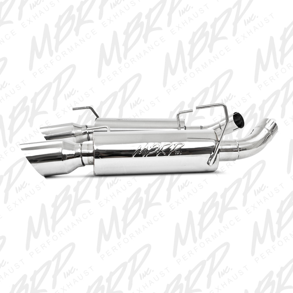 MBRP axle-back exhaust system fits Ford Mustang Armor Pro Series T304 stainless steel S7200304