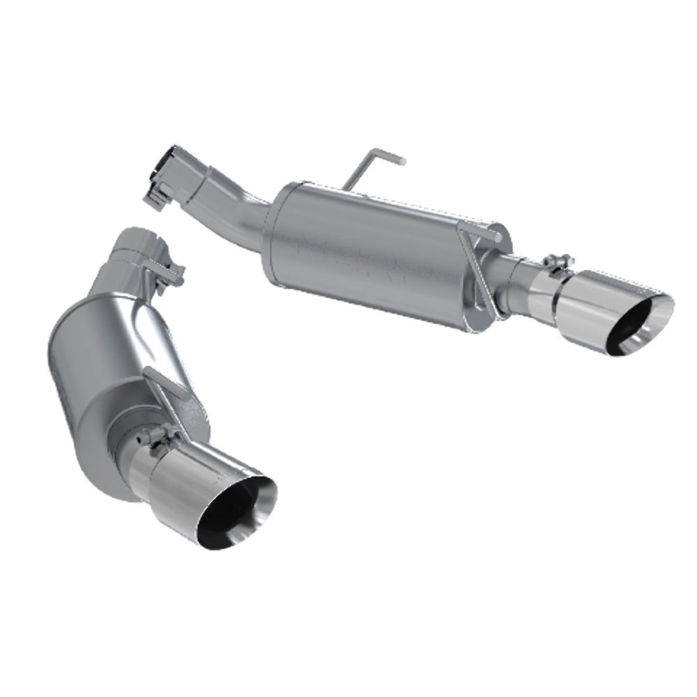 MBRP axle-back exhaust system fits Ford Mustang Armor Pro Series T304 stainless steel S7200304