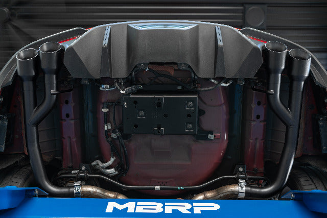 MBRP axle-back exhaust system fits 2018-2023 Ford Mustang 2.5 inch Armor Pro Series T304 stainless steel S7211304