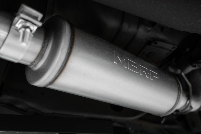 MBRP cat-back exhaust system fits Ford Mustang 2.5 inch dual split rear exit aluminized steel S7221ALBT