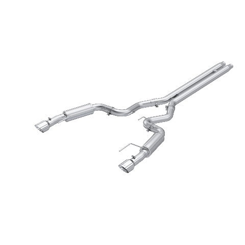 Fits 24 Ford Mustang 3" Cat Back Dual Split Rear Race Version 4.5" tips-S7253AL