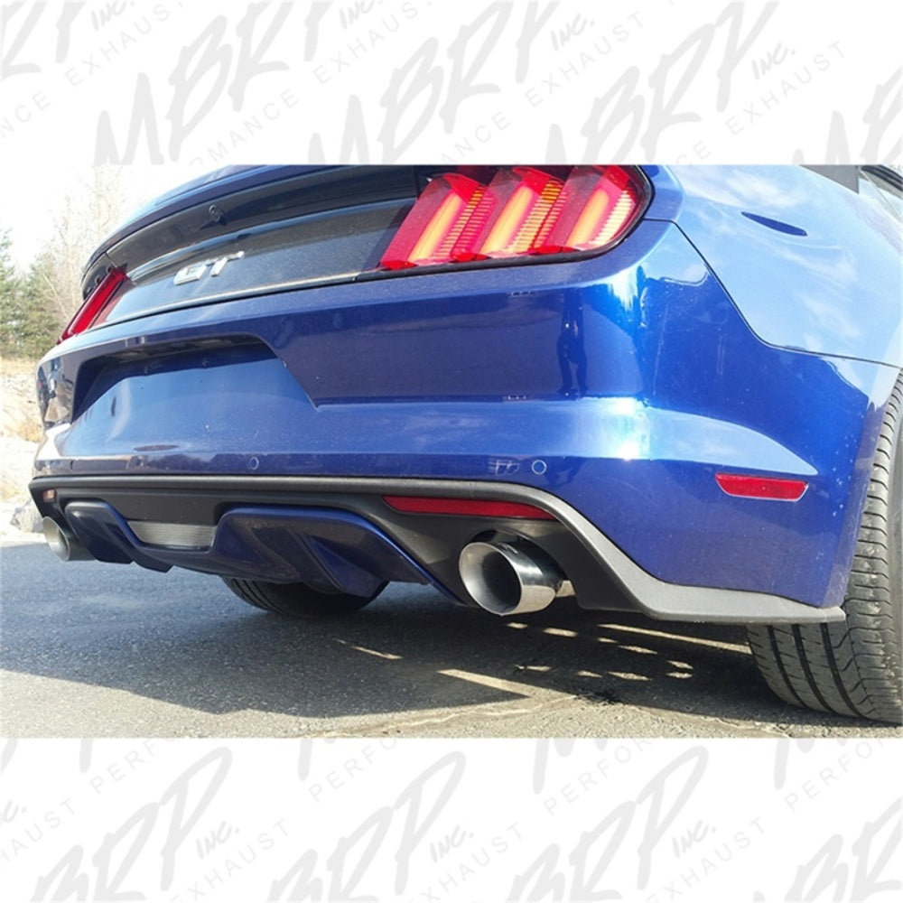 MBRP axle-back exhaust system fits 2015-2017 Ford Mustang 2 inch Armor Pro Series T304 stainless steel S7276304