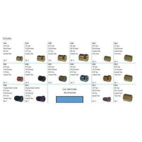 Replacement Line for Tube Fitting Kit 56 Pieces SAE - SAE1