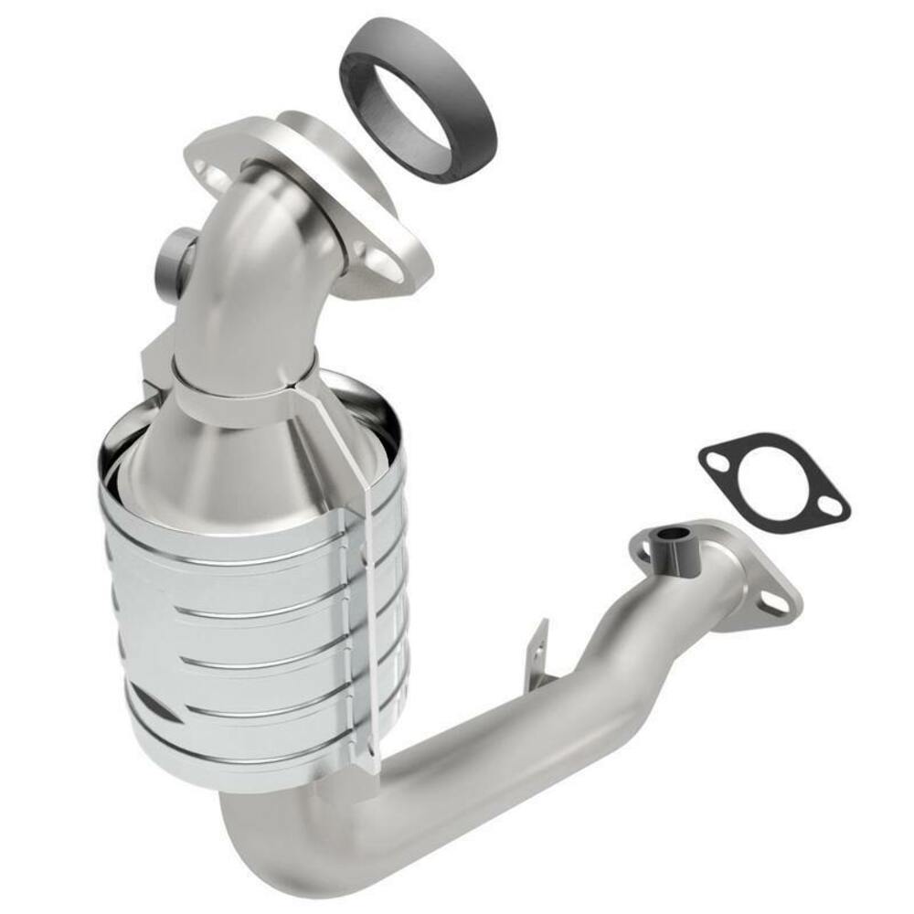 direct-fit catalytic converter fits 1991-1994 Ford Escort 1.9L and 1991-1994 Ford Escort 1.9L L4 rear front Federal EPA with gaskets 7713049 Schultz