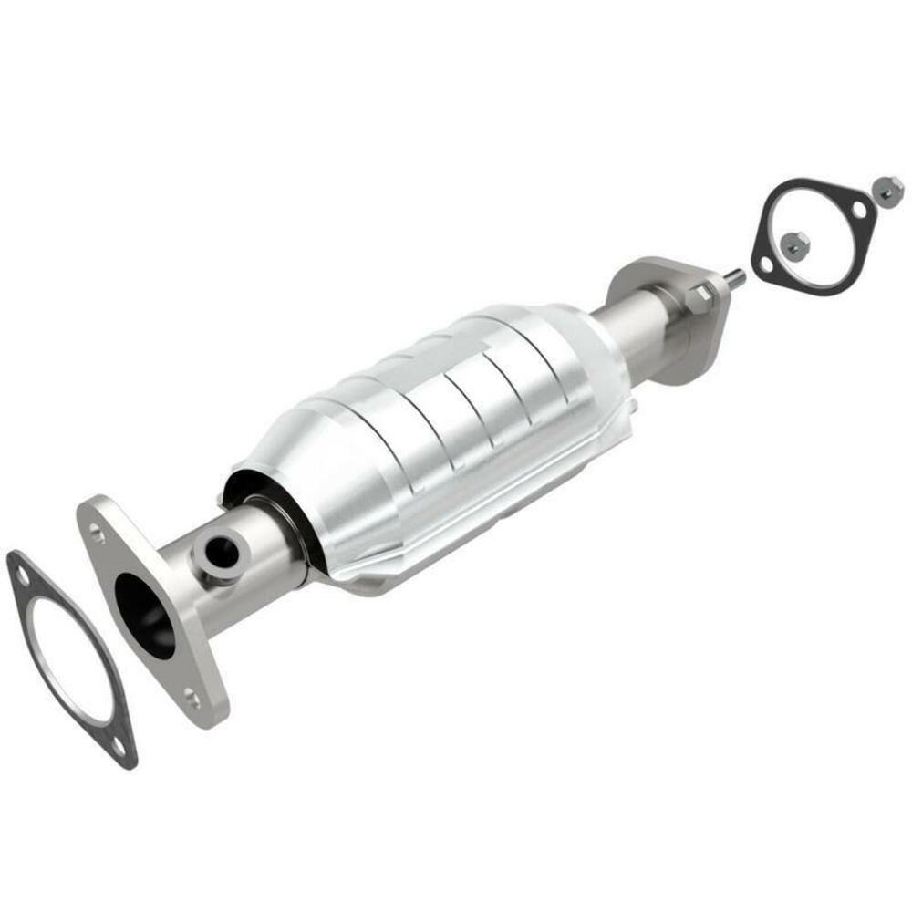 direct-fit catalytic converter fits 2002-2003 Mitsubishi Lancer 2L and 2002-2003 Mitsubishi Lancer 2L L4 rear front Federal EPA with gaskets 7713097 Schultz