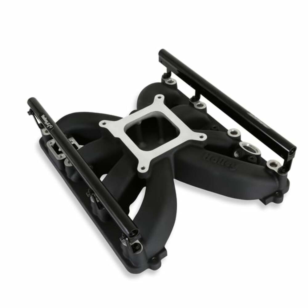 Holley Single plane intake manifold for Gen III Hemi, EFI Black 300-930BK