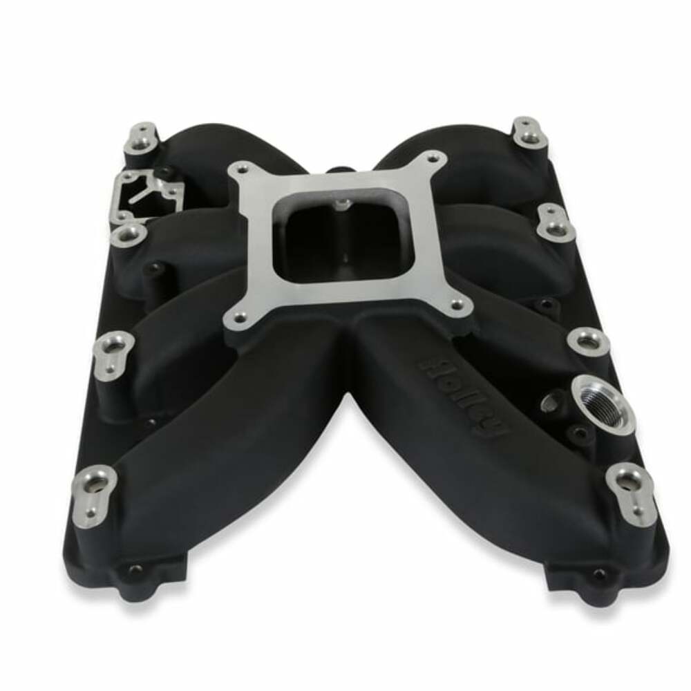 Holley Single plane intake manifold for Gen III Hemi, EFI Black 300-930BK