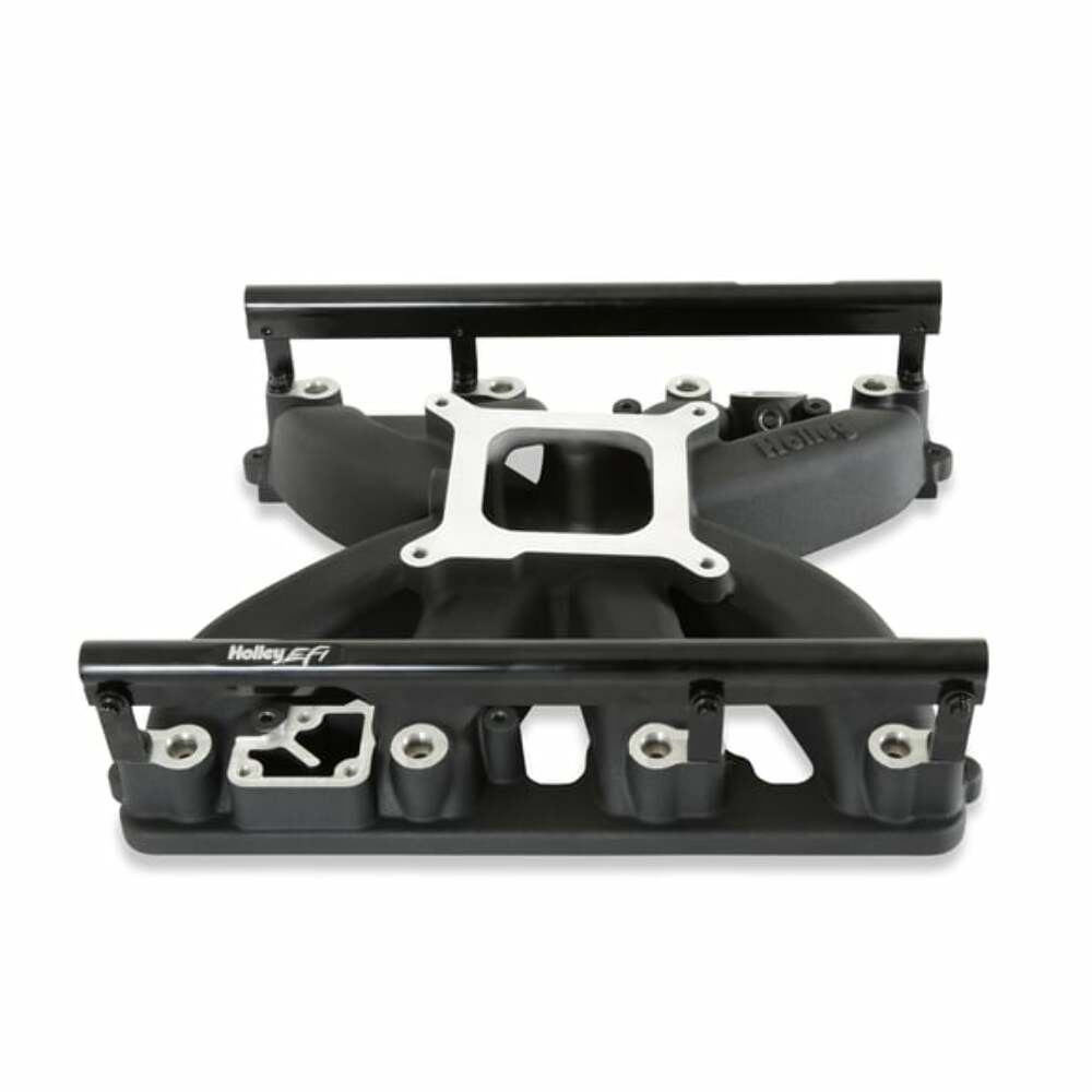 Holley Single plane intake manifold for Gen III Hemi, EFI Black 300-930BK